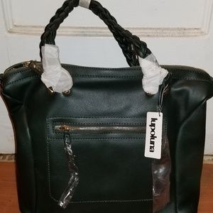 Lupoluna Lulu Dark Green Satchel Dark Green Bag